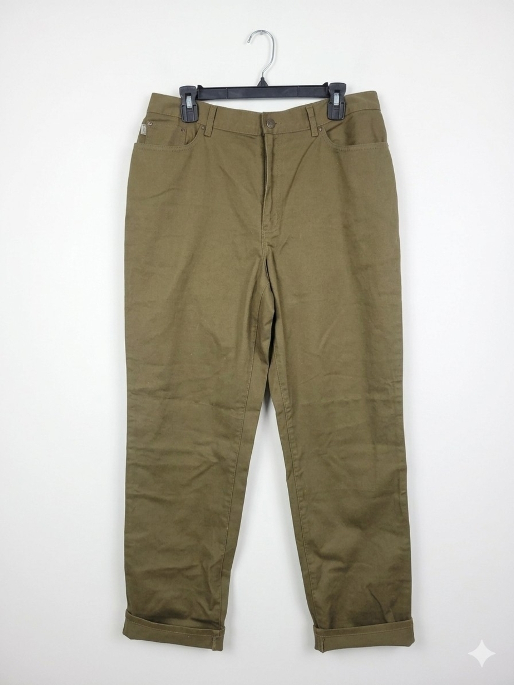 Lauren Ralph Lauren Olive Straight-Leg Women’s Pants